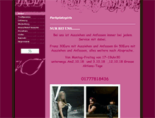 Tablet Screenshot of parkplatzgirls.com